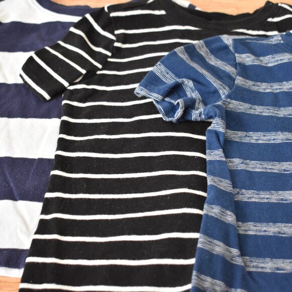EUC Bundle of 3 Old Navy Toddler Short Sleeve Striped Tshirts - Picture 6 of 11